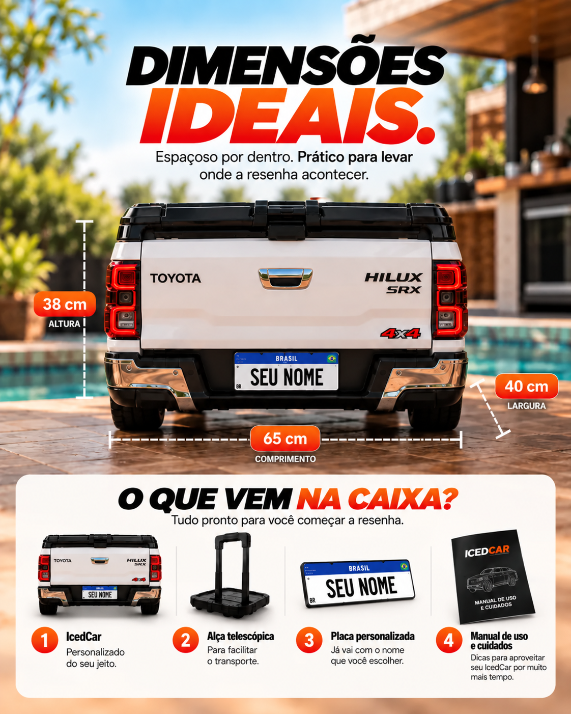 Mini Cooler IcedCar — detalhe do produto
